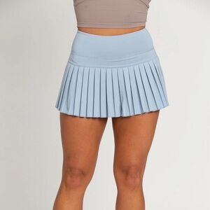 Gold Hinge Pleated Skirt